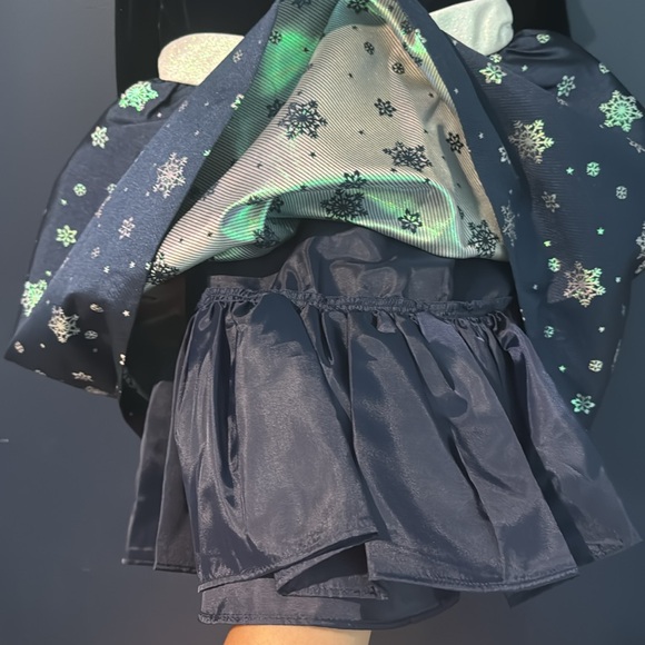 NWT BEAUTIFUL winter dress with velvet and glitter - Picture 5 of 5